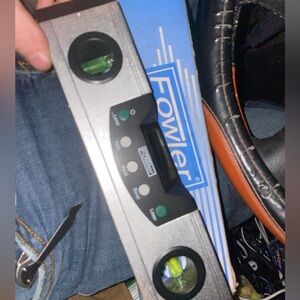 Fowler 9" Precision Digital Level with Laser New in Box)